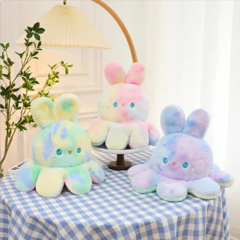 Reversible Octopus Rabbit Plush